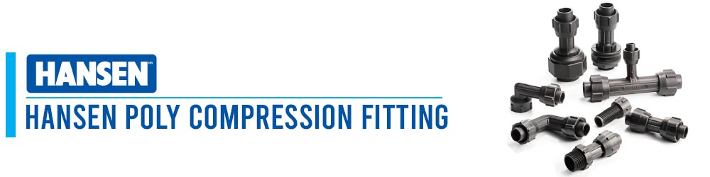 HDPE PIPE FITTING HANSEN COMPRESS FITTING