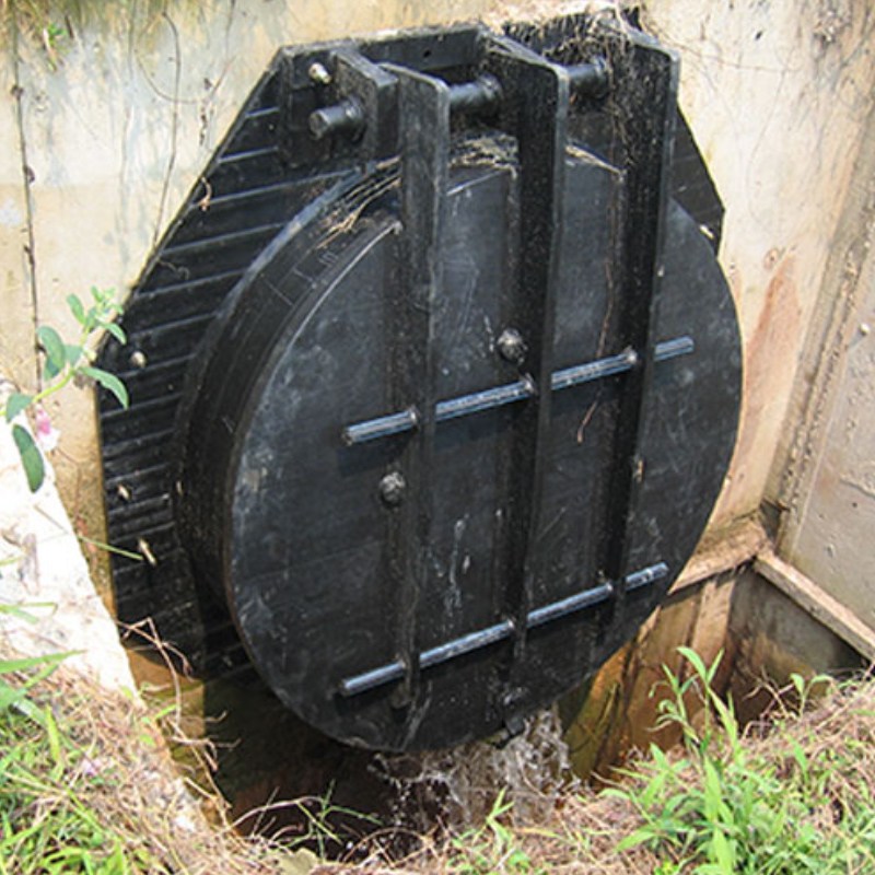 ROUND WALL MOUNTED HDPE FLAPGATE