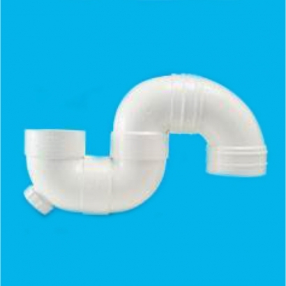 Bina Plastic BBB UPVC Soil Waste and Ventilating Fittings Series S Trap Plain With Inspection Opening FUST