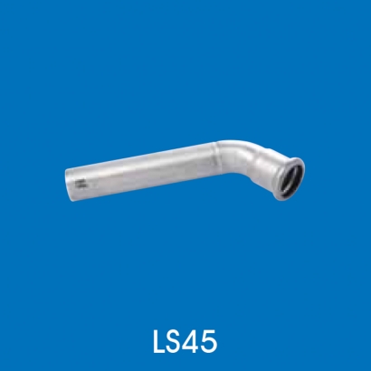 Hoto Press Fit Stainless Steel Fittings Series 45° Elbow With Single Socket One Plain End LS45