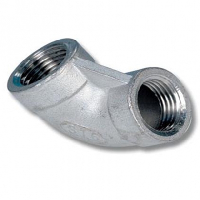 Unitrade Alfran 304 Stainless Steel Fittings Screwed Equal Elbow 90°