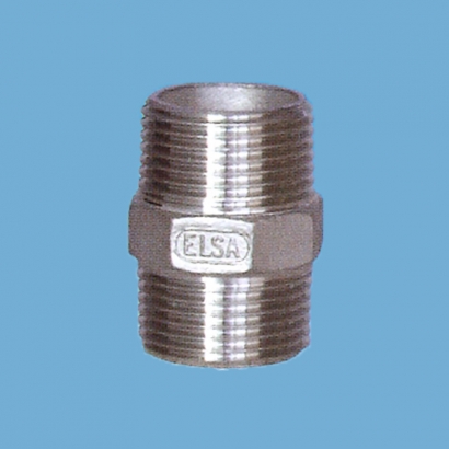 Elsa Brand Type 304 Stainless Steel Fitting Hexagon Nipple