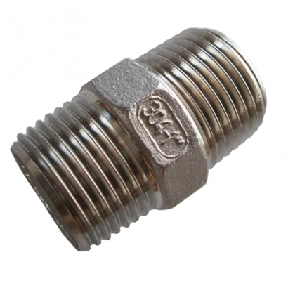 JK SS Fitting - Nipple Hexagon